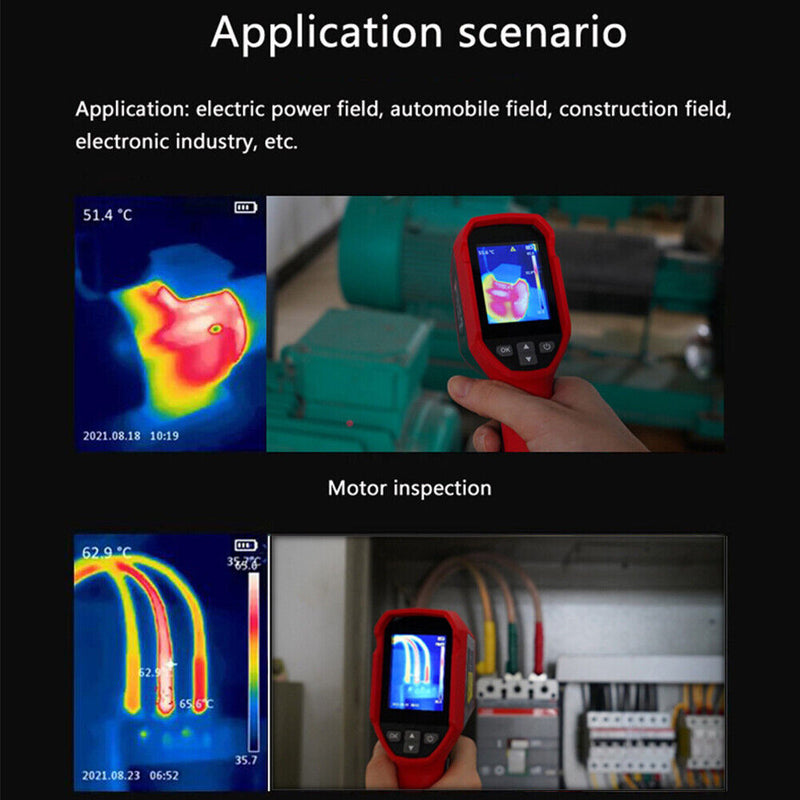 TFT LCD Display Thermal Imager Thermograph Camera with Memory Card Thermometers