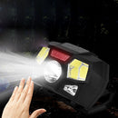 Super Bright Headlamp LED USB Headlight Sensor Head Torch Fishing  Head Lamp