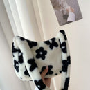 Fluffy Large Capacity Soft Plush Handbags Shoulder Bags Crossbody Bags Totes