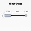 4K@60Hz Splitter Female to Male Converter USB Type C 3.1 USB-C to HDMI Adapter