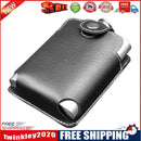 8oz Stainless Steel Whiskey Wine Flagon Alcohol Hip Flask with Leather Case