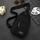 Casual Oxford Headset Chest Bag Pocket Bag Shoulder Pack Sling Backpack
