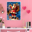 5D DIY Diamond Painting Santa Claus Full Round Rhinestone Home Wall Art Picture
