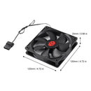 10PCS 4Pin High Speed Desktop Chassis Fan Large Air Volume PC Case Radiator