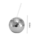 Disco Ball Cups Cocktail Nightclub Party Straw Wine Glass Drinking Mug Bar
