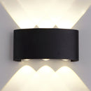 2/4/6/8/10/12W LED Arc Wall Lamp Outdoor Waterproof Porch Light (B15-6W) Newly