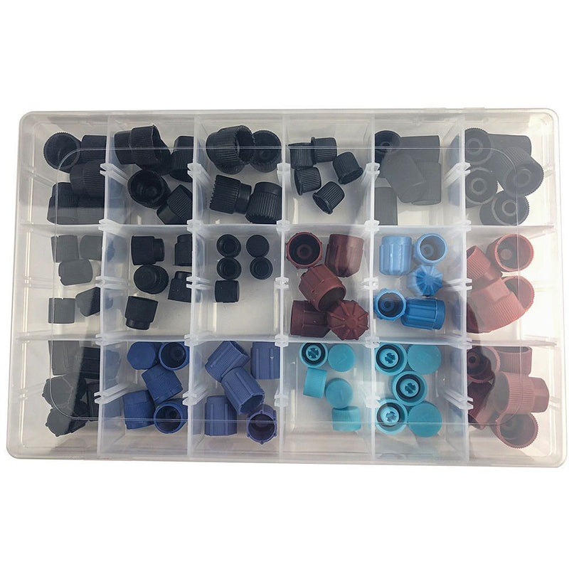 Dust Caps Set Air Conditioning Valve Core Cap for Car Air Conditioning Dust Cap