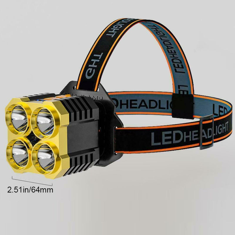 12000000lm LED Headlamp USB Rechargeable Headlight Flashlight Torch Head