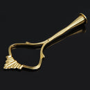 5 Set of 3 Tier Three Layers Cake Plate Stand Holder Crown Metal Rod Golden