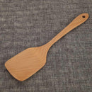 Nonstick Beech Turner Wooden Spatula Spoon Cookware Scoop Cookware Tool (0005