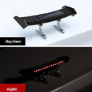 12V Mini Solar Tail Light LED Car Rear Spoiler Flashing Warning Waterproof