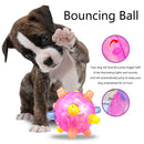 Jumping Activation Ball Pet Dog Toys LED Light Flashing Vibrating Bouncing Toys