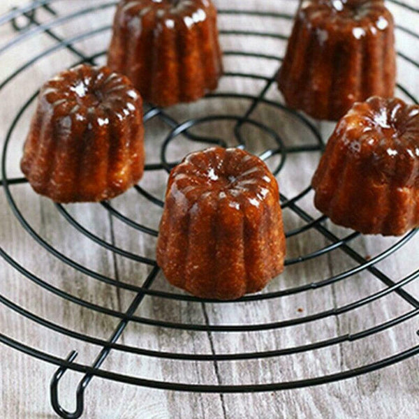 Nonstick Cake Cooling Racks Round Baking Steel Wire Grid Cooling Tools E6P5