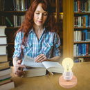 Solid Wood Table Lamp Base E27 220V Wooden Light Holder w/Switch Line (E) Newly