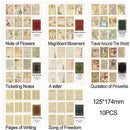 Pages Paper Collage Poetry in the Middle Ages Series Scrapbooking Background