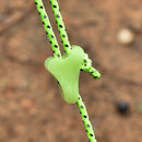 Outdoor Camping Luminous Tent Rope Buckle Canopy Triangle Tightening Buckles Set