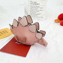 Women Contrast Color Messenger Bag Female PU Leather Dinosaur Mini Shoulder Bags