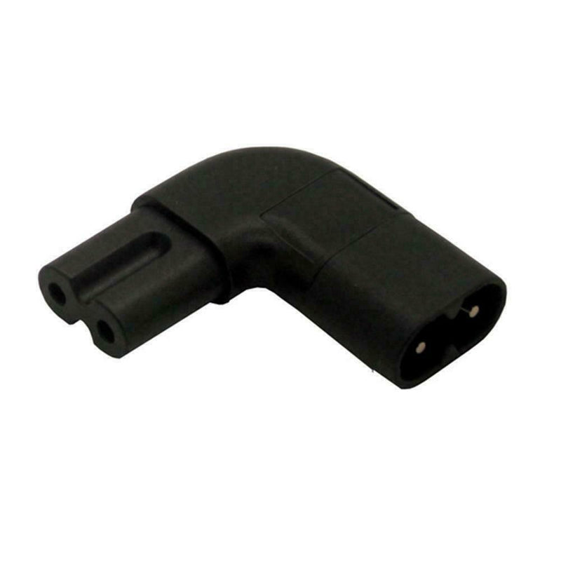 IEC320-C8 TO C7 90 Degree Up Down Angled AC Power Adapter Male Female Z to H8J1
