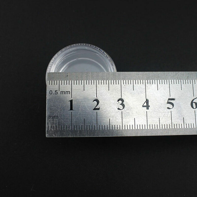 50Pcs Transparent Empty Plastic Cosmetic Sample Small Container Pots N3E2