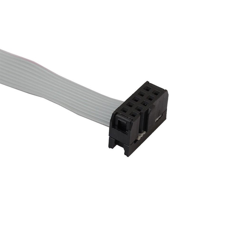 2-Port Serial RS232 DB9 Male COM Port to IDC 10pin Cable w/ Bracket