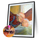 5D DIY Diamond Painting Old Couple Full Round Drill Drawing Home Decoration