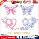 2pcs Heart Butterfly Stencils Scrapbook Embossing DIY Cutting Die Card Gift