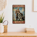 Motorcycle Riding Notes Sheet Metal Drawing Metal Painting Tin Wall Home Poster