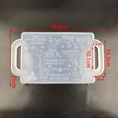 Decoration With Handle Storage Tea Cup Tray Mold Christmas Tray DIY Silicone