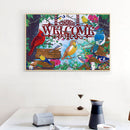 Handmade Part Drill Bird Letter 5D Special Shaped DIY Diamond Painting Kit Gift