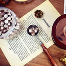 Metal Sealing Stamp Wax Melting Furnace Spoon Retro Tools for Melting Kit Gift