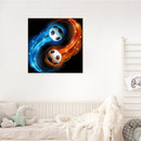 DIY Paint By Number Kit Football Abstract Acrylic Paint for Decor Art Craft Gift