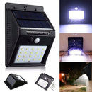20 LED Outdoor Solar Wall Lighting Courtyard Porch Fence Light Lamp (03) Newly