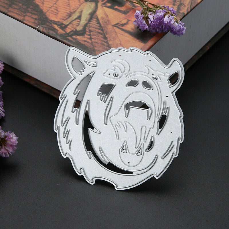 Tiger Head Scrapbooking DIY Handmade Craft Cutting Die-136402 Newly