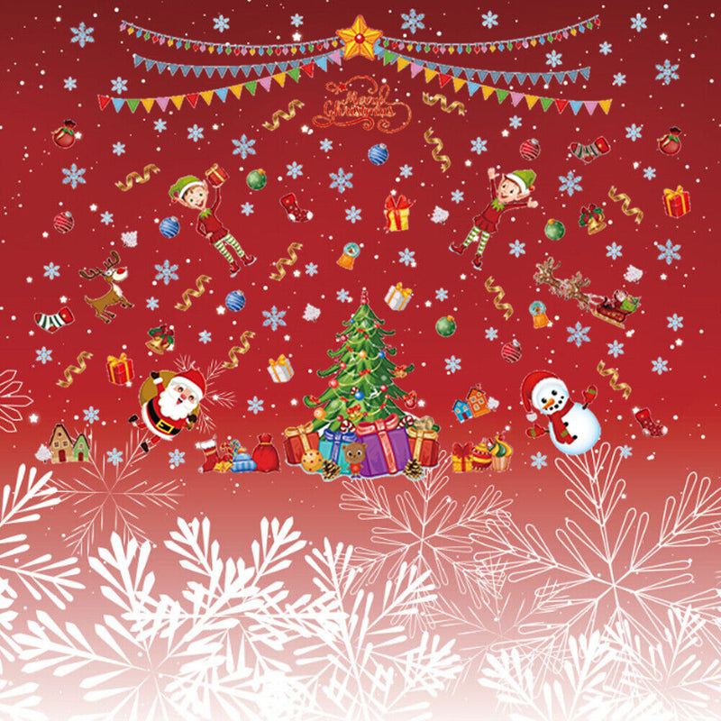5D DIY Diamond Embroidery Christmas Rhinestone Cross Stitch Mosaic Wall Stickers