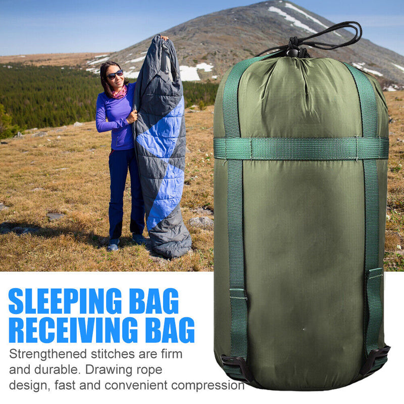 Outdoor Compression Stuff Bag Camping Hammock Sleeping Bag Storage Package