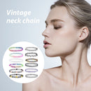 12pcs Retro Clavicle Chain Fashion Choker Necklace for Women Girl Daily Sui