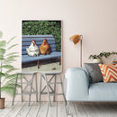 Chicken Chair Canvas Painted Oil Paint By Numbers Wall Art Modern Bedroom Decor
