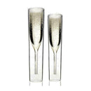 Double layer Cocktail Glass Crystal Champagne Cup Goblet Transparent T6U0 P8O2