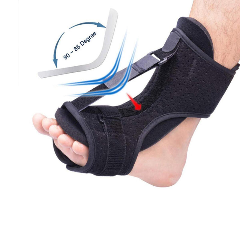 Plantar Fasciitis Night Splint Adjustable Drop Foot Orthotic Brace Pain Relief_