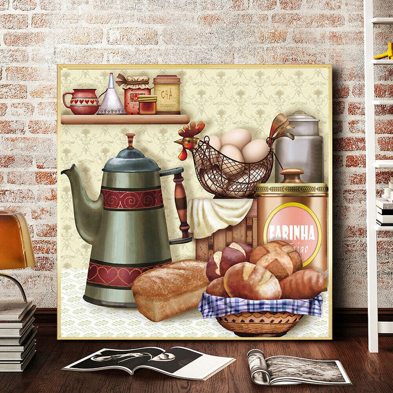 5D DIY Diamond Painting Kitchen Full Square Drill Mosaic Home Decoration Gi