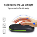 2.4GHz Wireless Optical Mouse USB Rechargeable RGB Cordless Mice For PC Laptop`
