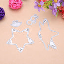 Snowvirtuos 4pcs Sea Star Metal Cutting Tools Stencils DIY Scrapbooking