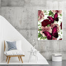 Full Cross Stitch 11CT Cotton DIY Pansy Printed Decoration Hanging Painting Gift