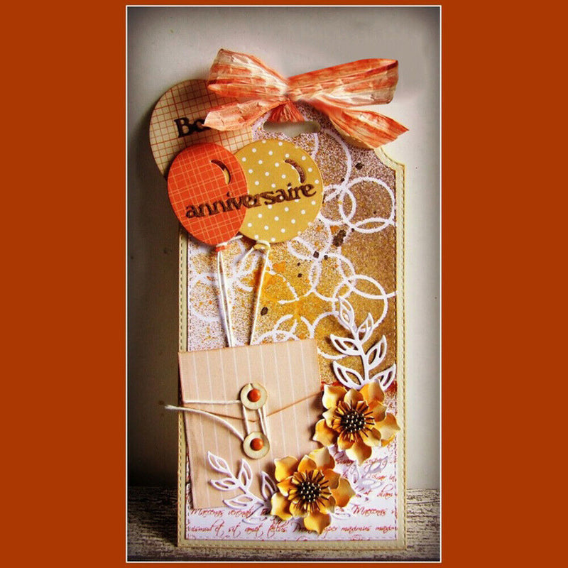 French Letter Cutting Dies for DIY Scrapbooking Embossing Die Cuts (H2054) Newly