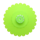 Lace Silicone Diamond Cup Lid Thermal Insulation Cup Cover (Green)