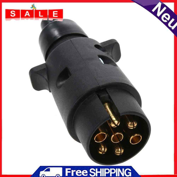 12V Round Plastic RV Pendant 7-Pin Male Male Male Standard European