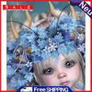 Handmade DIY Full Round Drill Diamond Painting 5D Big Eyes Girl