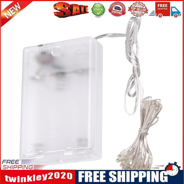 20LED Copper Wire String Lights Holiday Party Decor Lighting (Light Blue