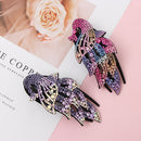 Hair Dovetail Clips Rhinestone Hairpin Flower Hair Clip Duckbill Hair Claws