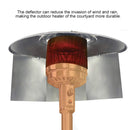Outdoor Courtyard Heater Reflector Shield Patio Heater Heat Focusing Reflector
